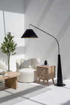 Black Overarch Floor Lamp EAK02 