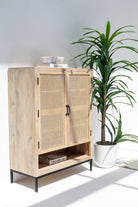 Wesley Two Doors Rattan Cabinet & Sideboard ART 