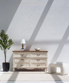 Gold Table Lamp with White Shade Homekode 