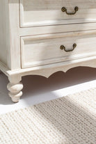 Virginia Six Drawers White Sideboard 