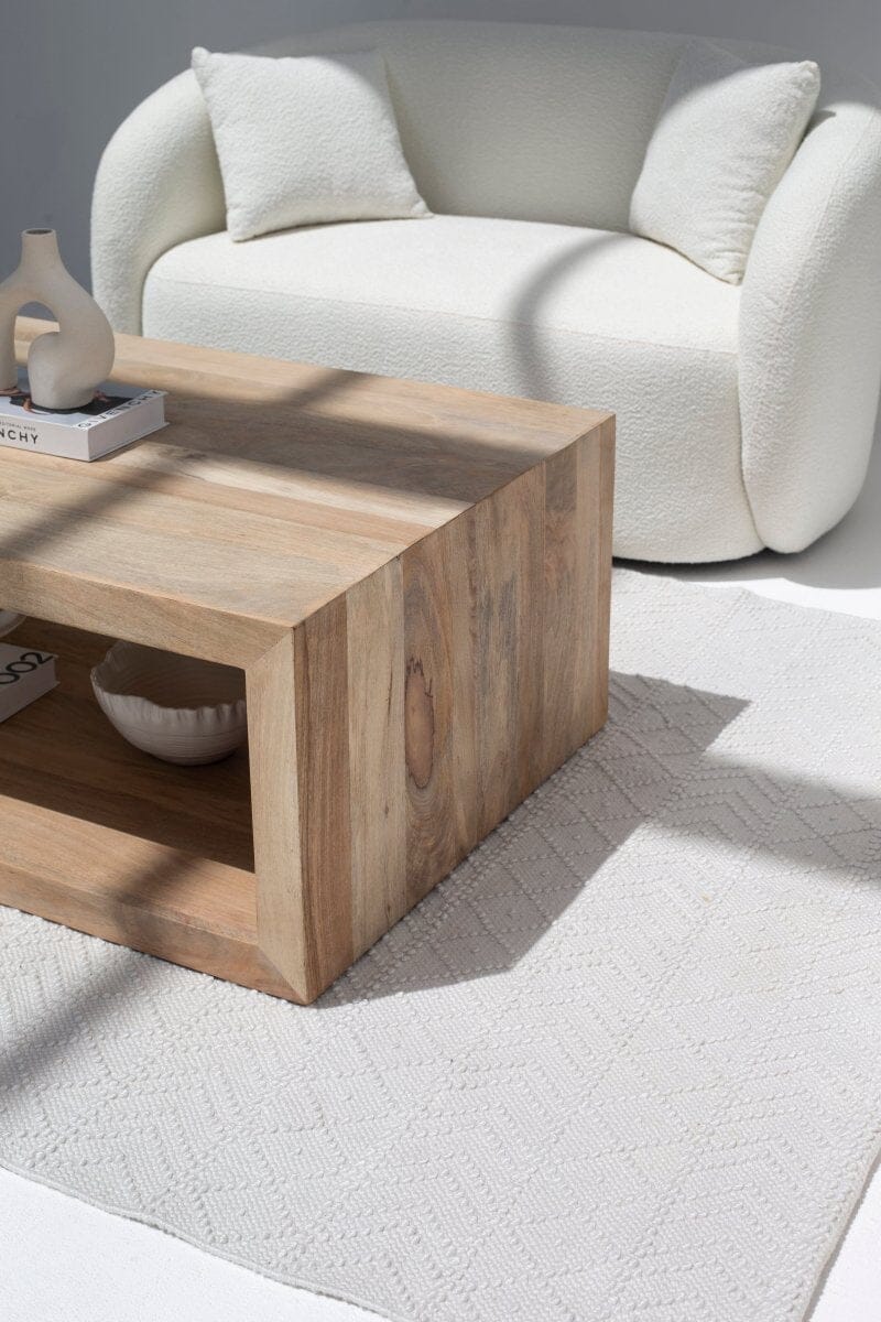 Vienna Rectangular Mango Wood Coffee Table 