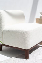 Spiros Bouclé Lounge Sofa Chair Homekode 