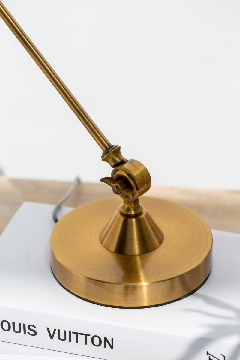 Adjustable Vintage Golden Table Lamp 