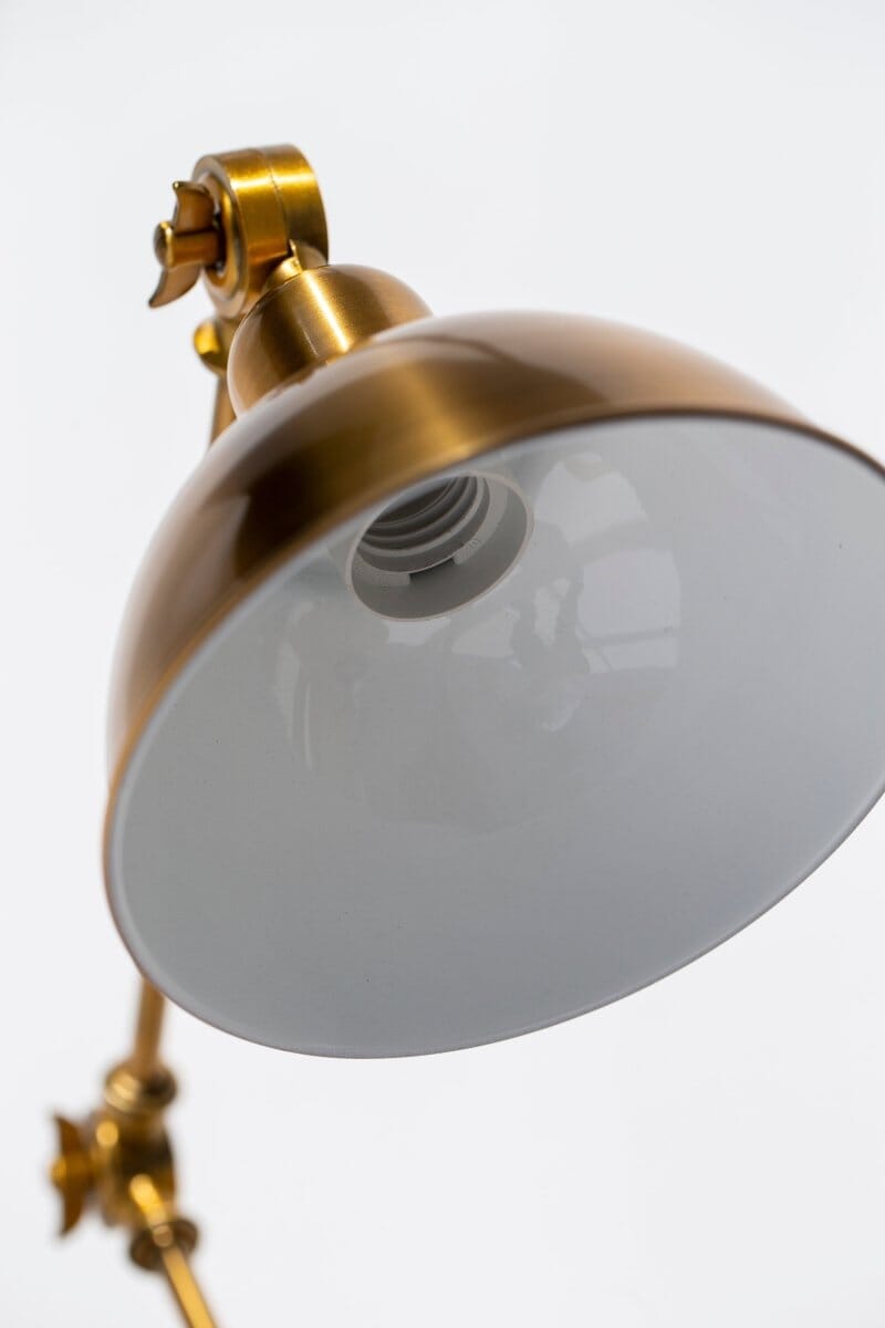 Adjustable Vintage Golden Table Lamp 