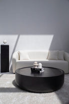 Alma Black Micro Concrete Round Coffee Table (3 Sizes) SL 