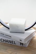 Marble Base Black Ring LED Table Lamp Home 