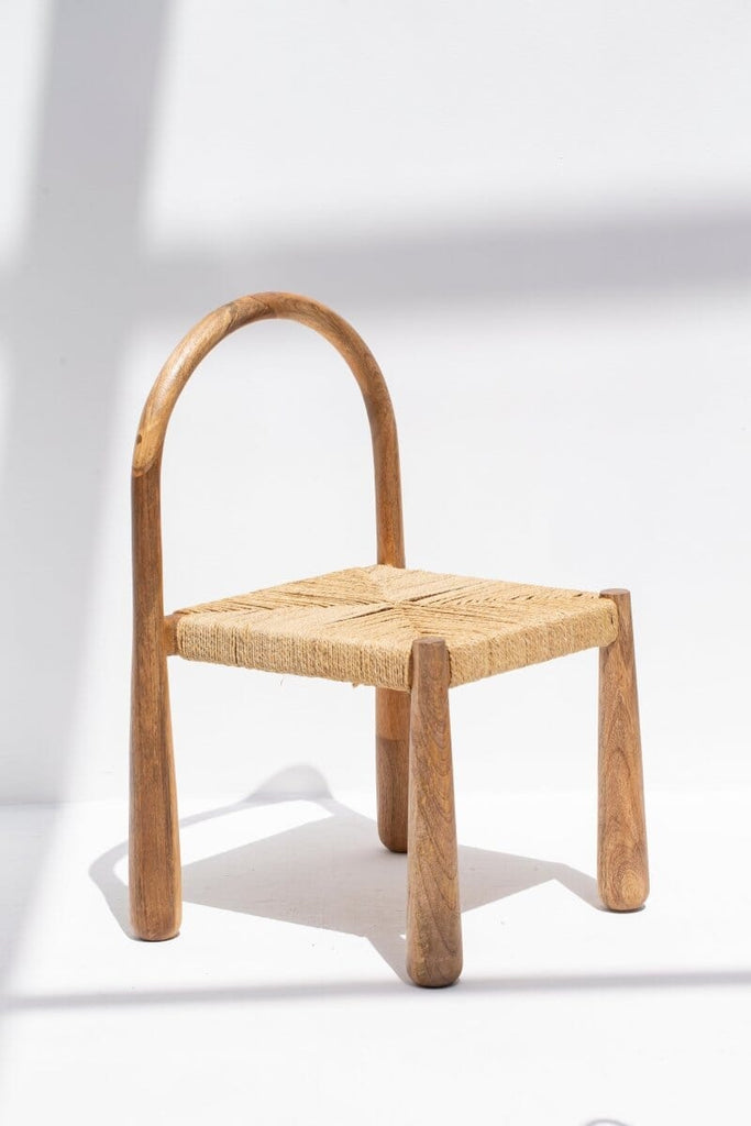 Rosalie Wood & Rope Dining Chair Chairs TWOA 
