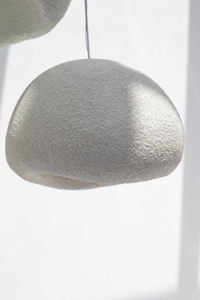 Wabi Sabi Off White Irregular Ceiling Lamp  