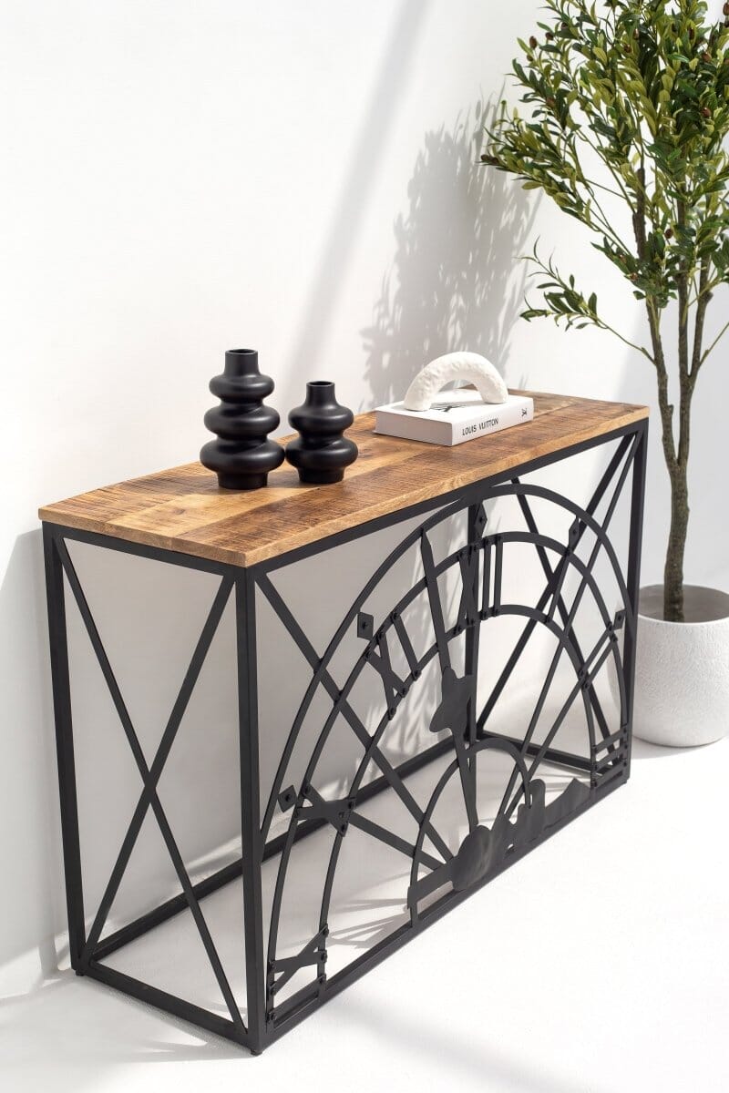 Stacy Wooden Console Table 