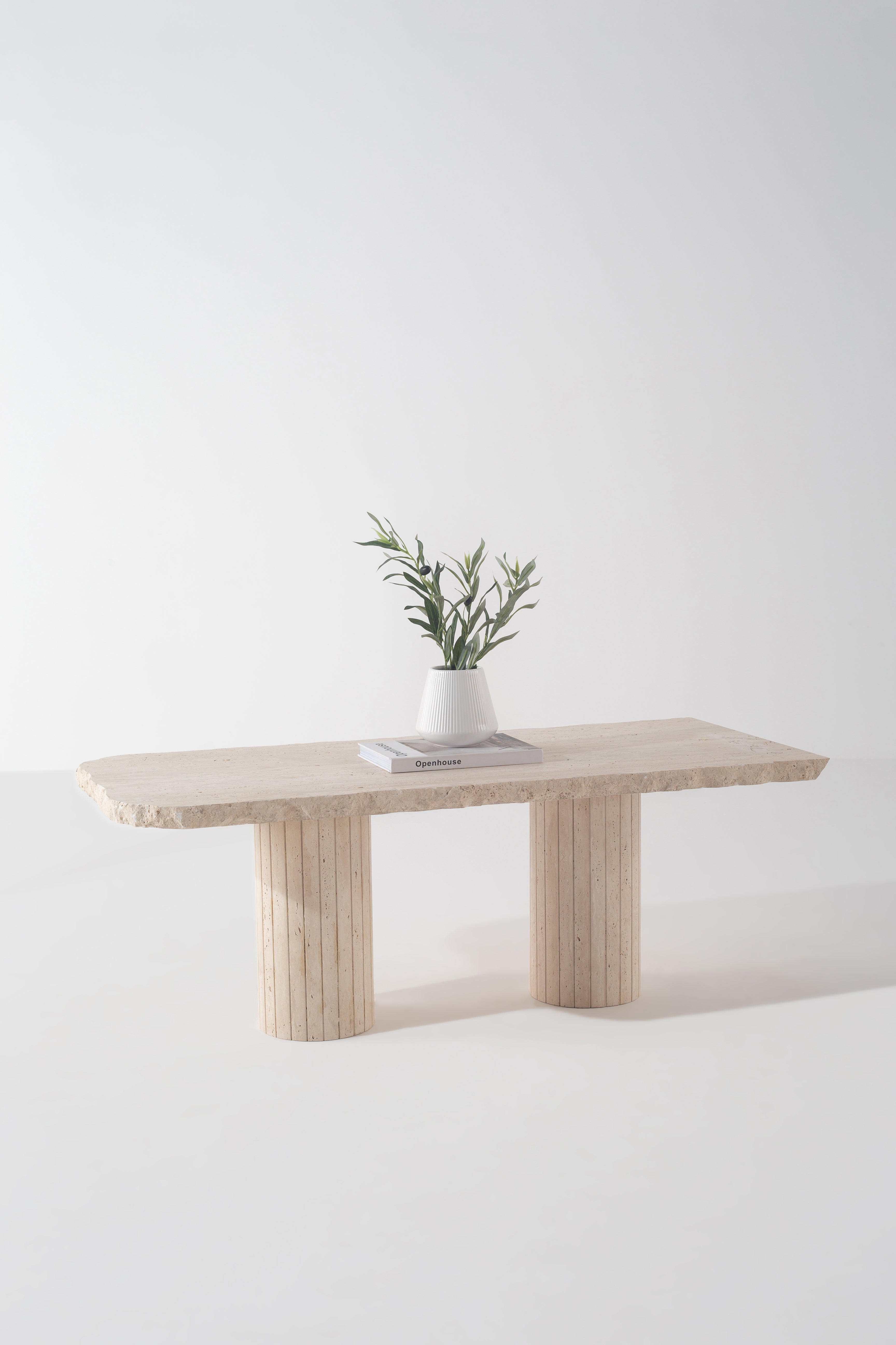 Brynella Travertine Coffee Table