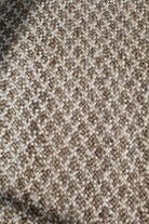 Urban Maze - Criss Cross Brown Crochet Jute Rug (200x300 CM) CROCHET JUTE RUG RAM 