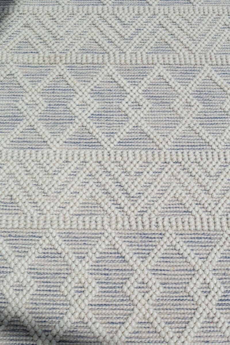 Azure Breeze - Light Blue Undertone Woven Rug (4 Sizes) WOVEN RUG RAM 