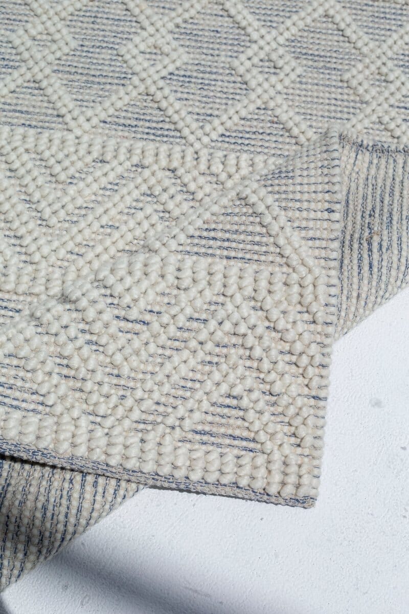 Azure Breeze - Light Blue Undertone Woven Rug (4 Sizes) WOVEN RUG RAM 