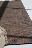 Mystic Mélange - Natural Jute & Leather Rug (5 Sizes) WOVEN RUG  