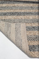 Ehly Fusion - Natural Beige & Grey Woven Rug (4 Sizes) WOVEN RUG 