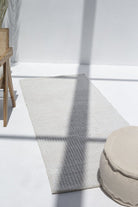 Hallway Elegance - Natural White Woven Rug (200x80 CM) WOVEN RUG RAM 