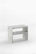 Avalon White Statuario Bedside Table