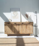 Hailey 4-Doors Wooden Sideboard Buffets & Sideboards Homekode 