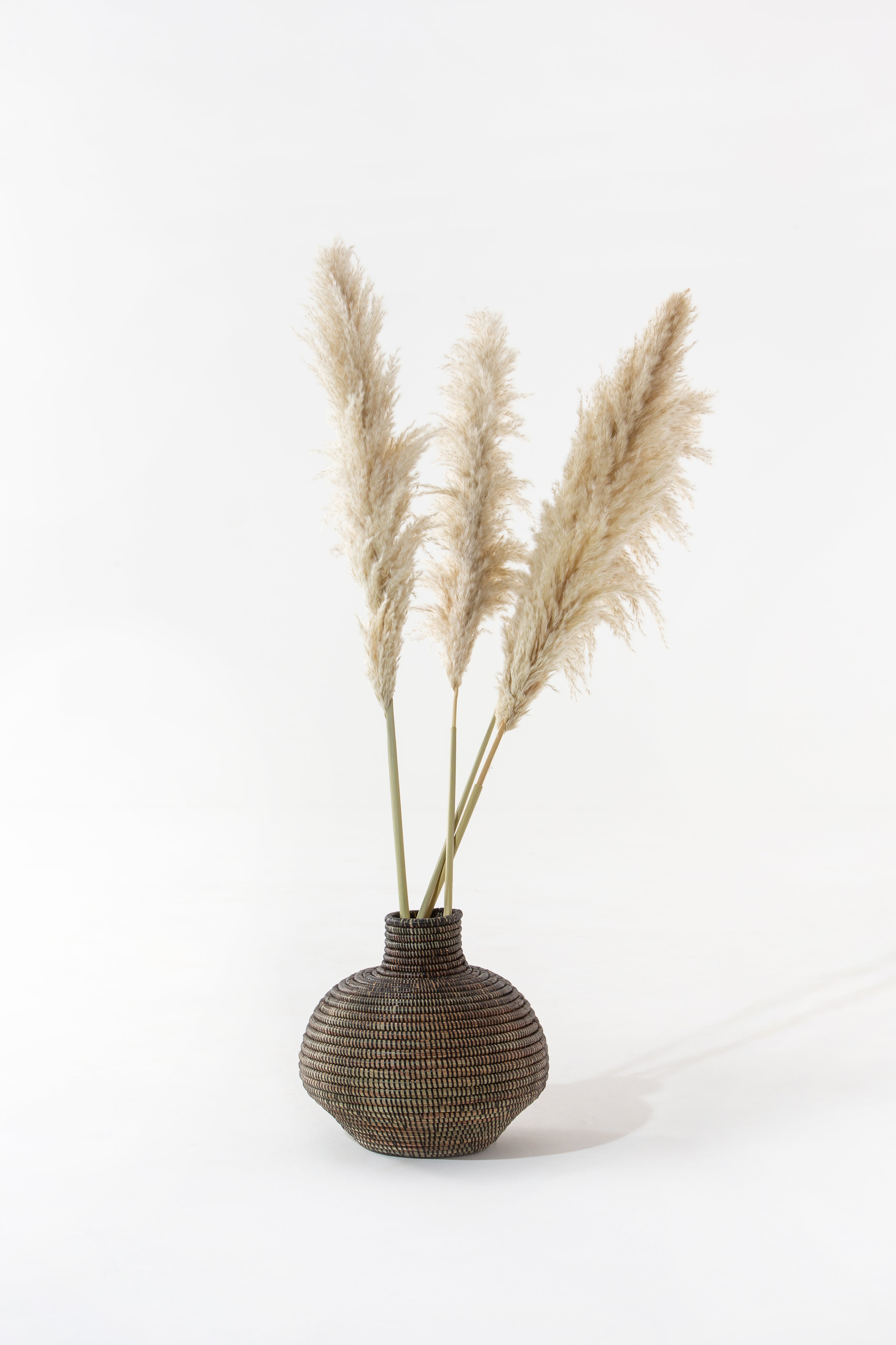 Paisley Handmade Black Vase