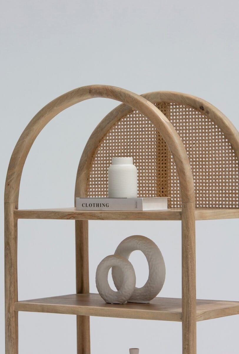 Edith Wooden Display Shelf Bookcases & Standing Shelves 