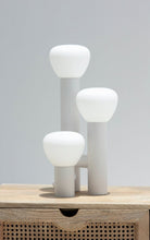 White Three heads Table Lamp Home  