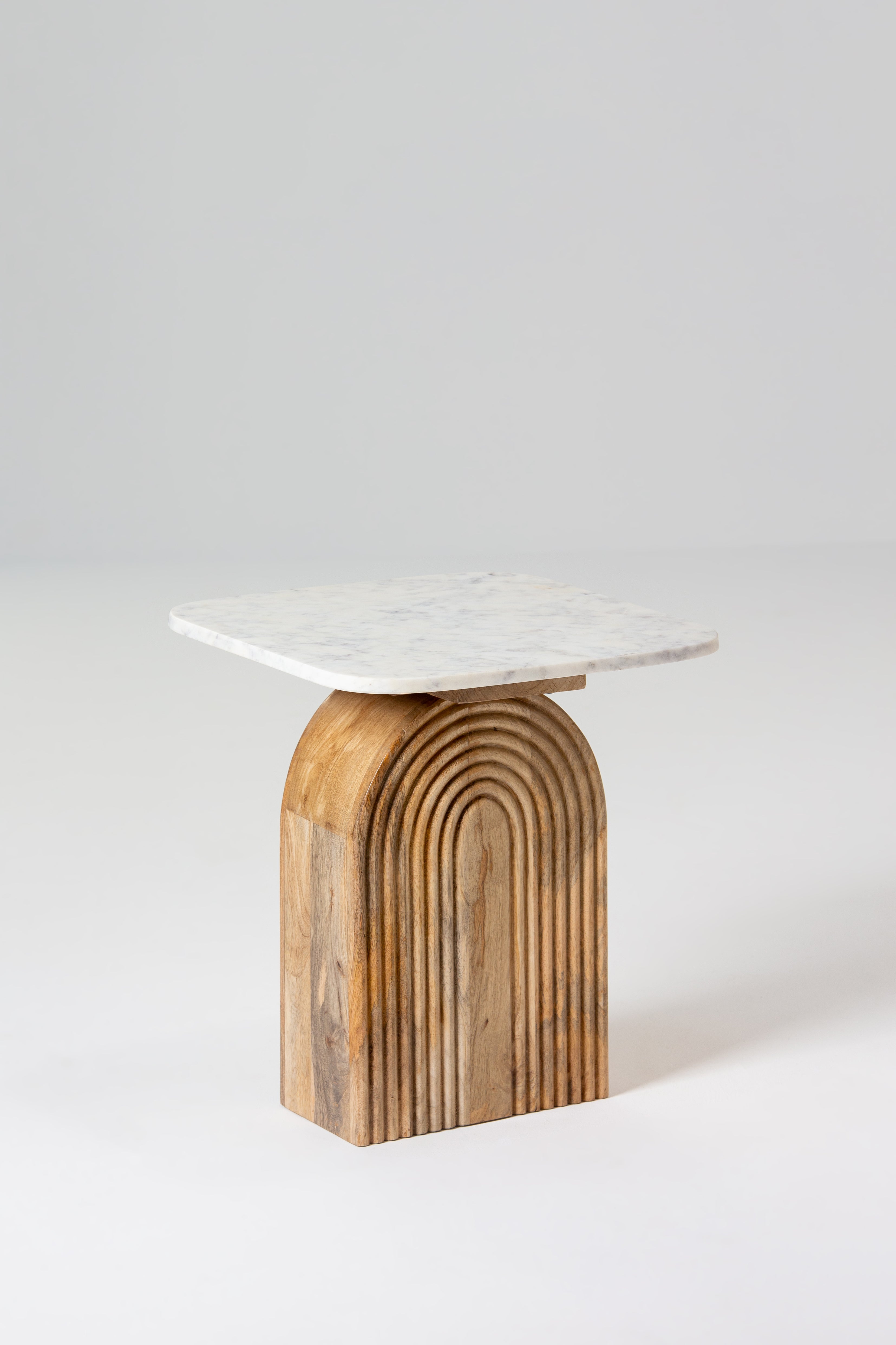 Hannelore Marble Top Side Table