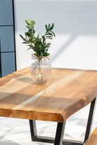 Light Acacia Wood Dining Table (10 Sizes) 