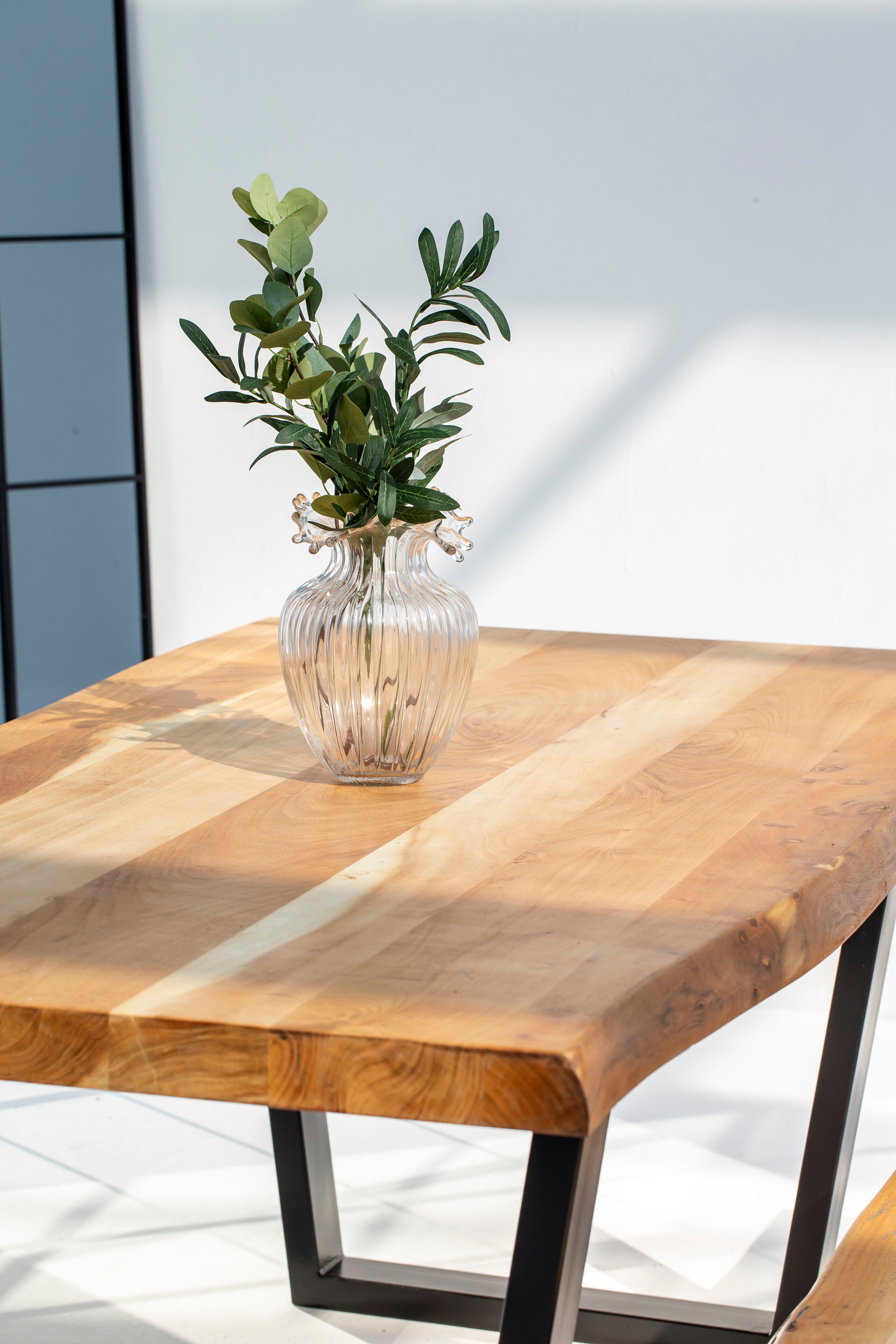 Light Acacia Wood Dining Table (10 Sizes) 