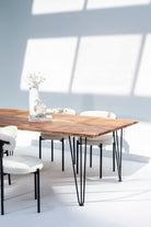 Dark Acacia Wood Dining Table (10 Sizes) ART 