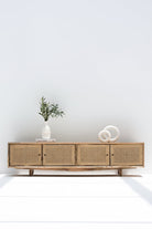 Catalina Rattan Doors Media Console 