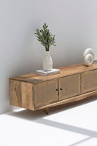 Catalina Rattan Doors Media Console 