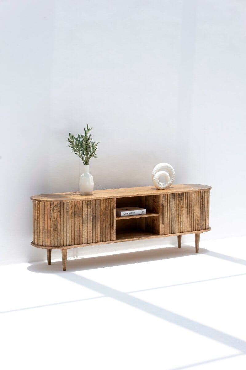 Gretta Wooden Media Console (2 Sizes) TWOA 