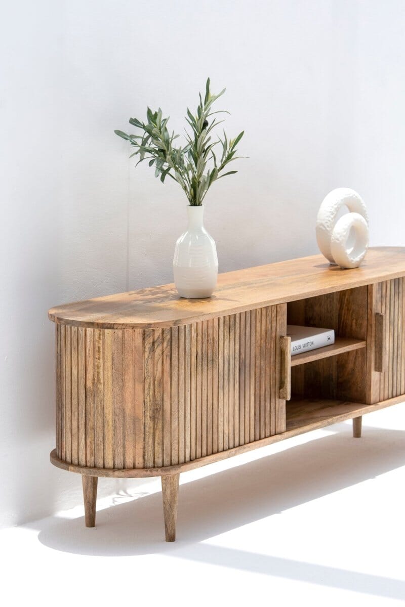 Gretta Wooden Media Console (2 Sizes) TWOA 