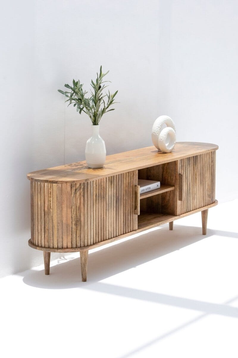 Gretta Wooden Media Console (2 Sizes) 