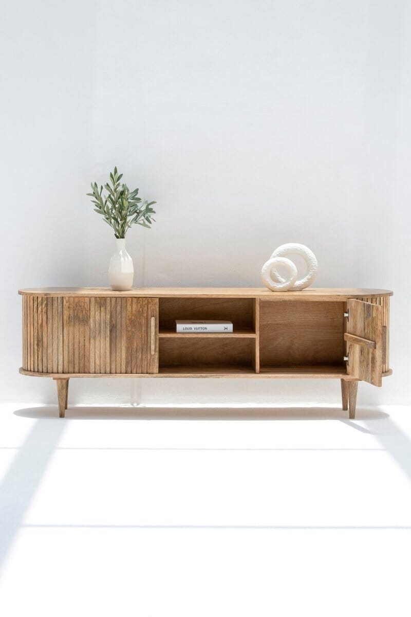 Gretta Wooden Media Console (2 Sizes) 