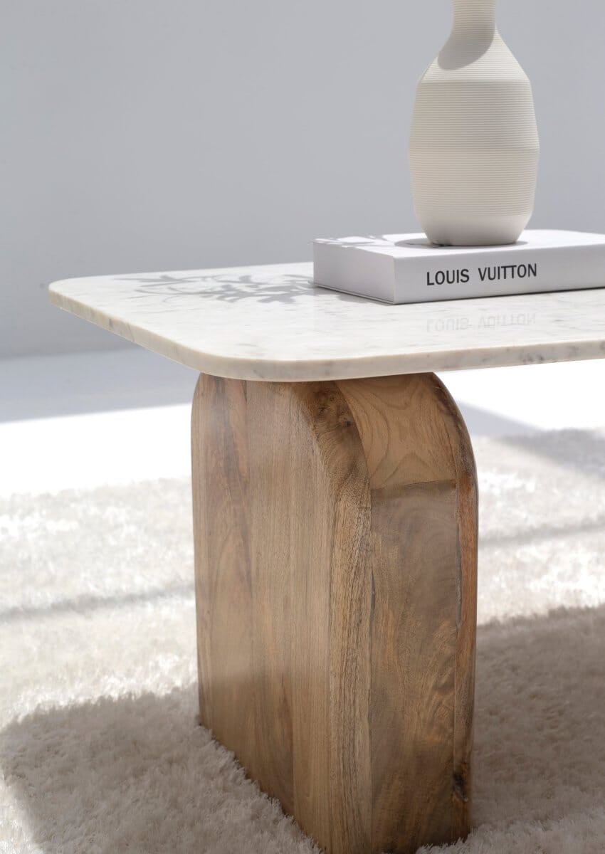 Lucille Marble Coffee Table Coffee Tables 