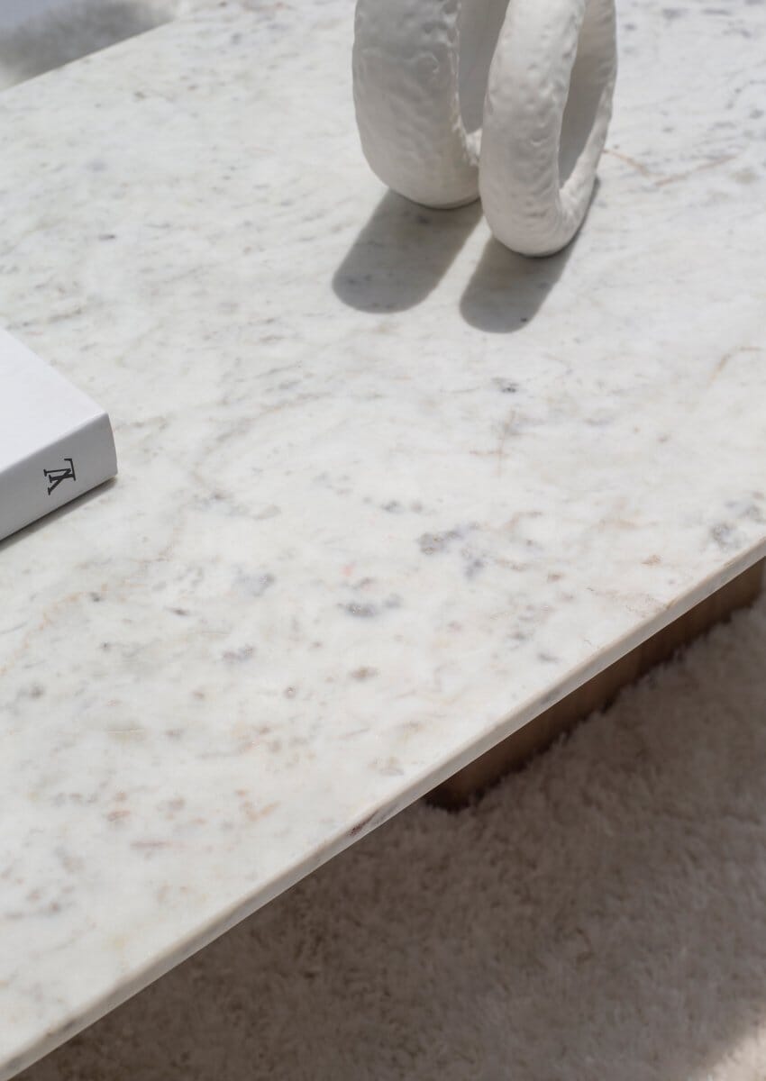 Lucille Marble Coffee Table Coffee Tables 