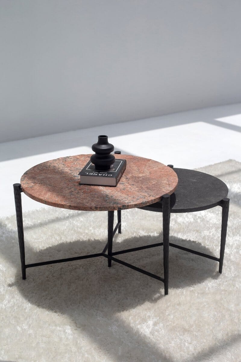 Ingrid Nesting Marble Coffee Table Coffee Tables 