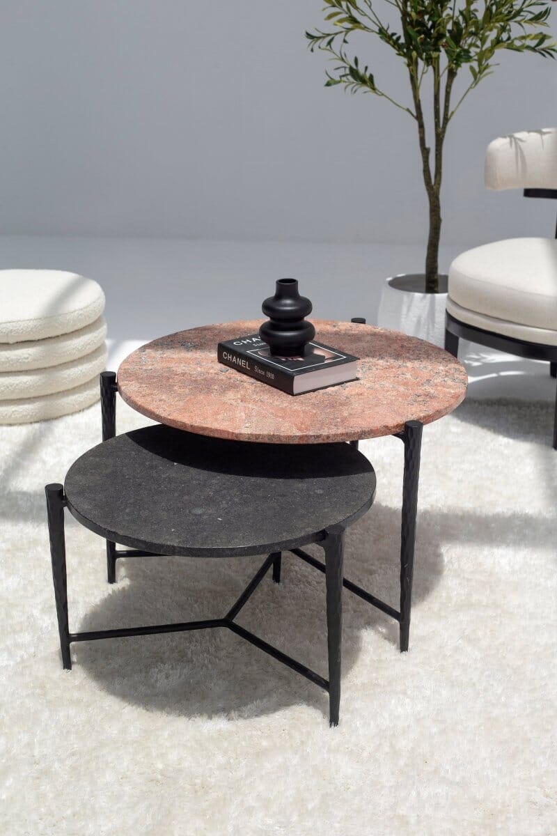 Ingrid Nesting Marble Coffee Table