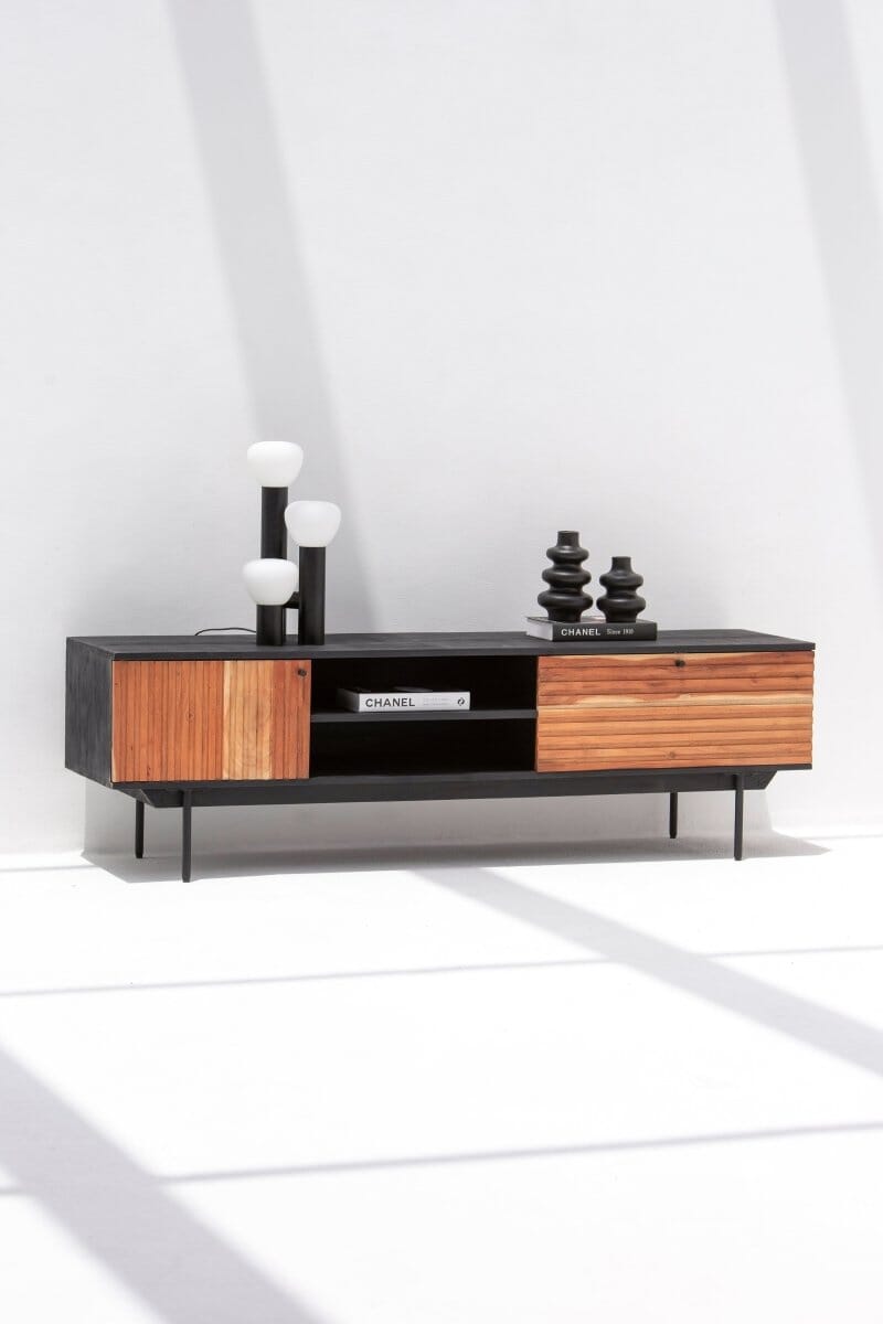 Jade Slat Media Console 