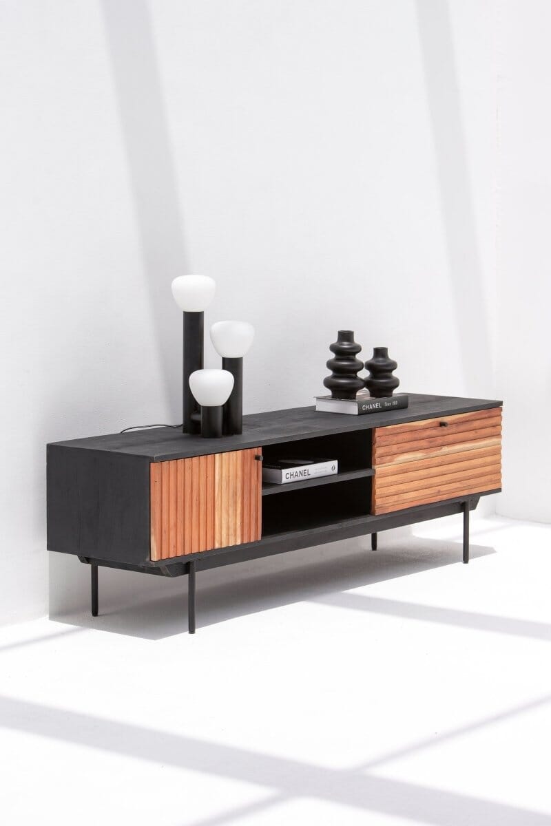 Jade Slat Media Console 