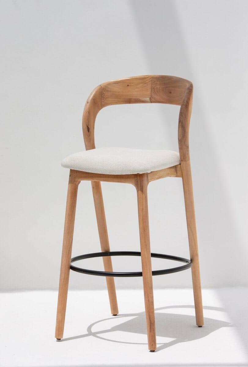 Brayden Wooden Bar Stool 