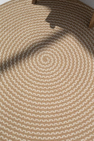 Eternal Spiral - Wool Braided Round Rug (4 Sizes) Braided -- Braided Rug Homekode 