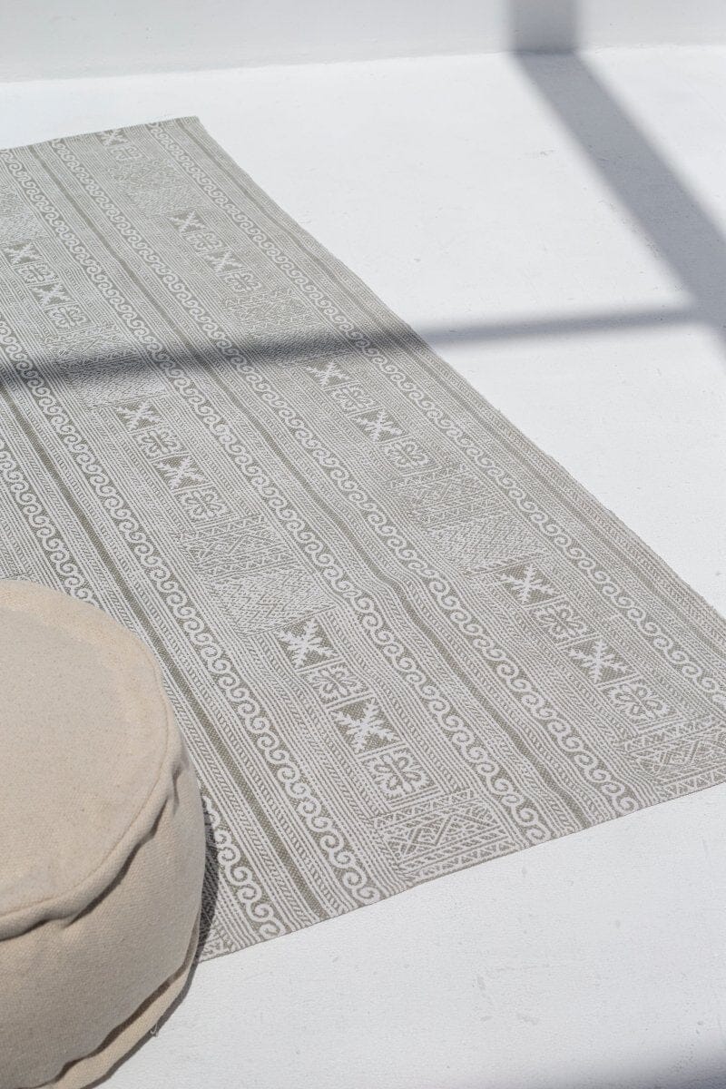 Verdant Bohemian Haven - Screen Printed Rug (140x200 CM) Screen Printed Rugs RAM 