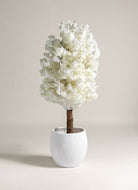 Prunus Serrulata Blossom Artificial Tree With Natural Wood Trunk (3 Sizes) FLO 