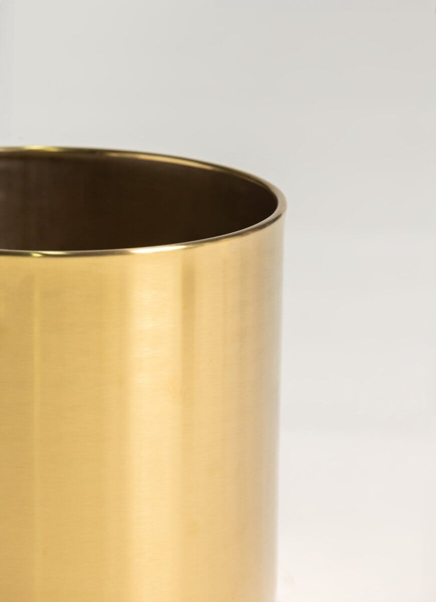 Gleam Gold Metal Pot