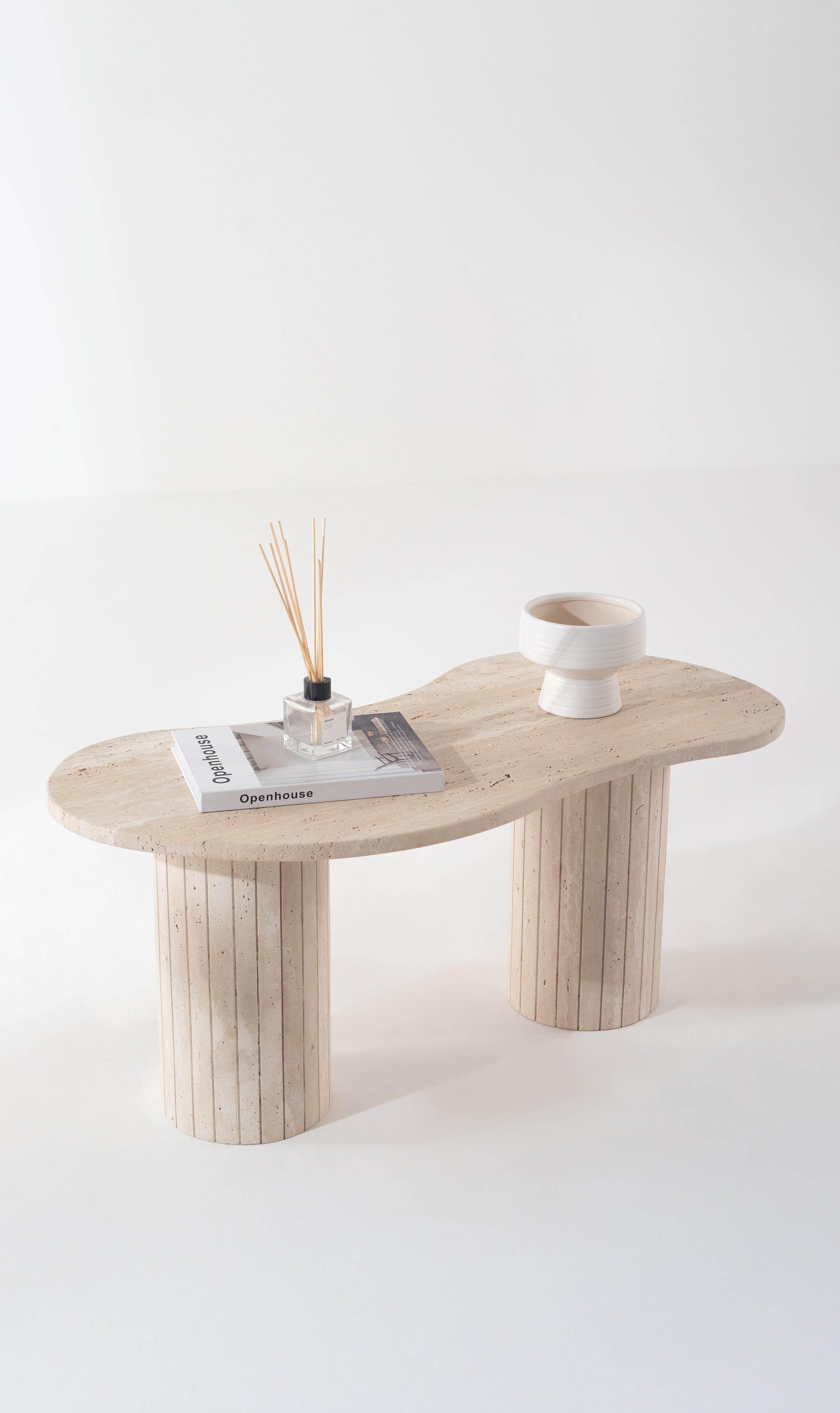 Lioren Travertine Coffee Table