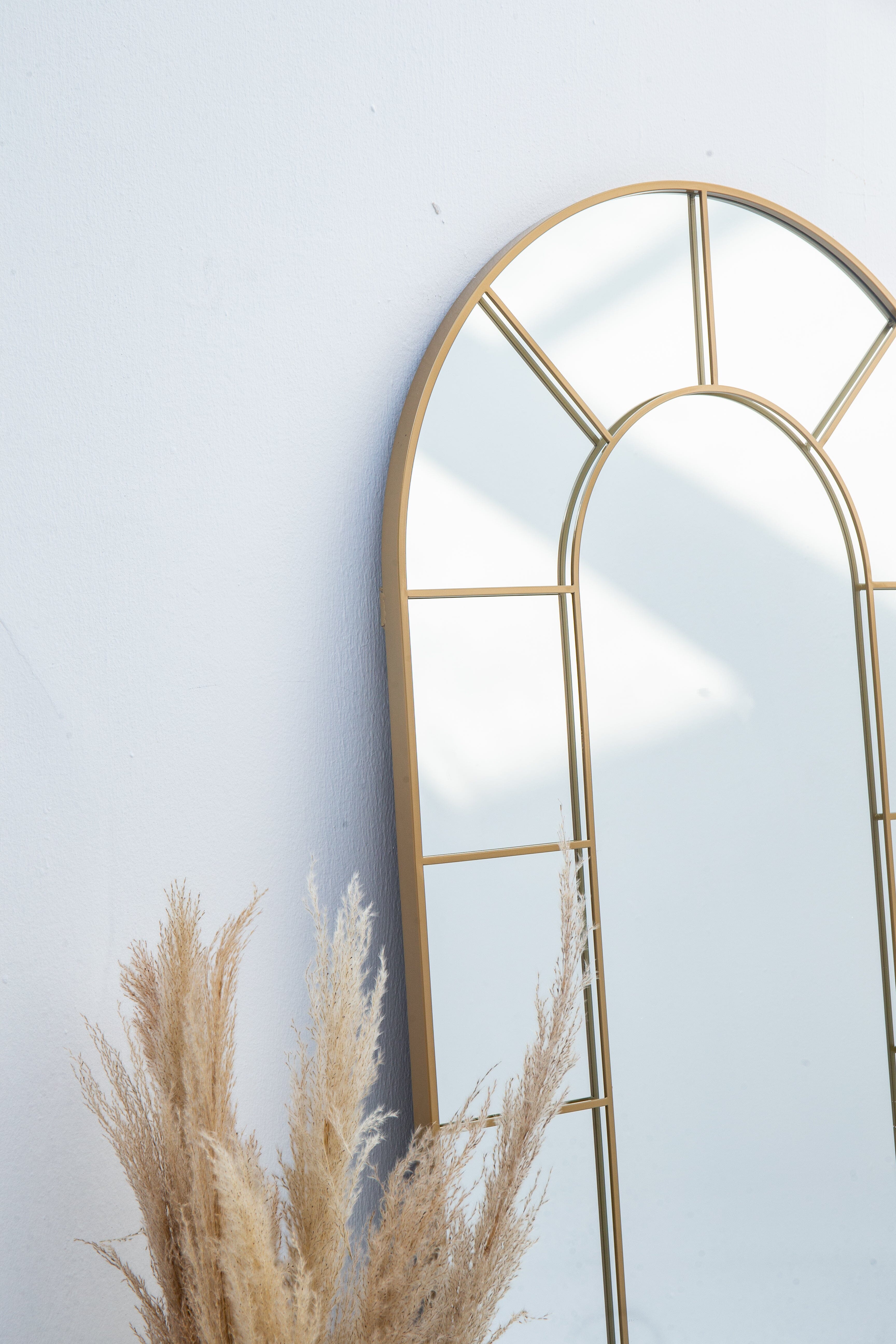 Window Arch Gold Mirror (3 sizes) Mirrors Homekode 