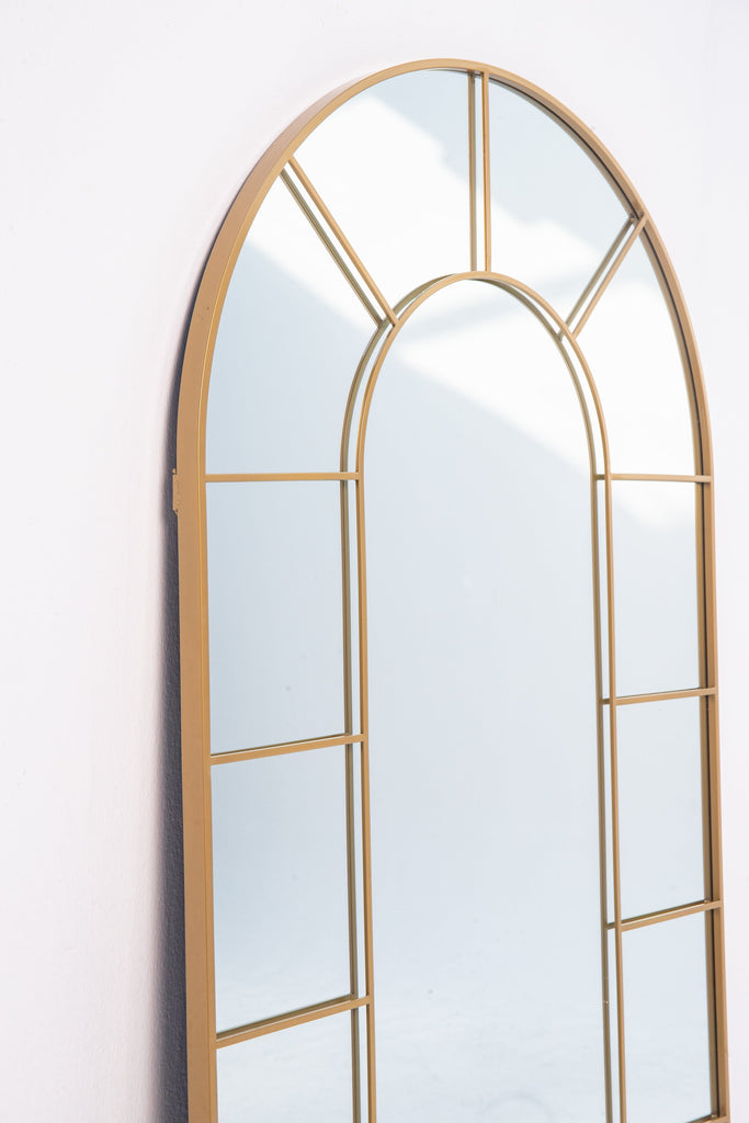 Window Arch Gold Mirror (3 sizes) Mirrors Homekode 