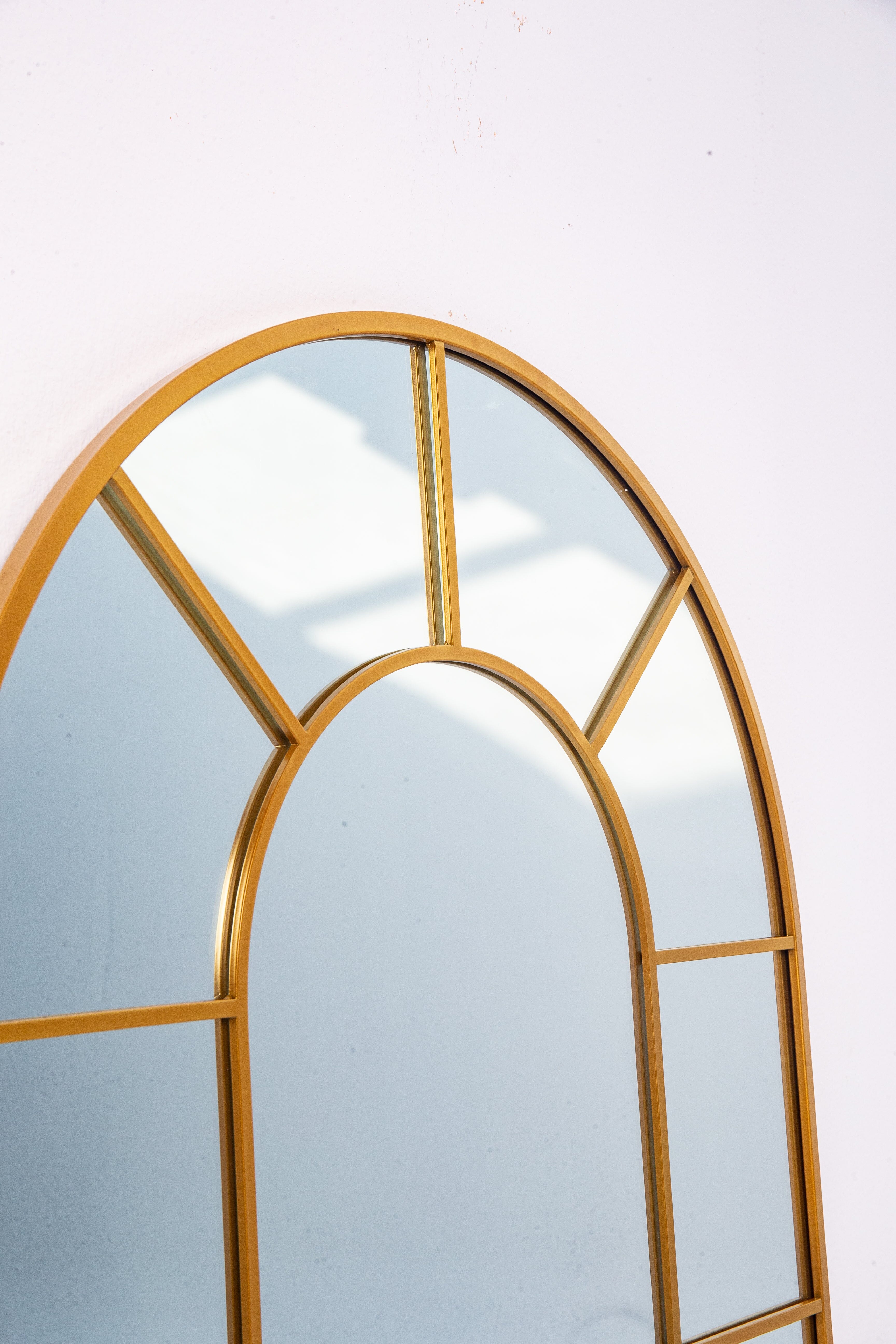 Window Arch Gold Mirror (3 sizes) Mirrors Homekode 